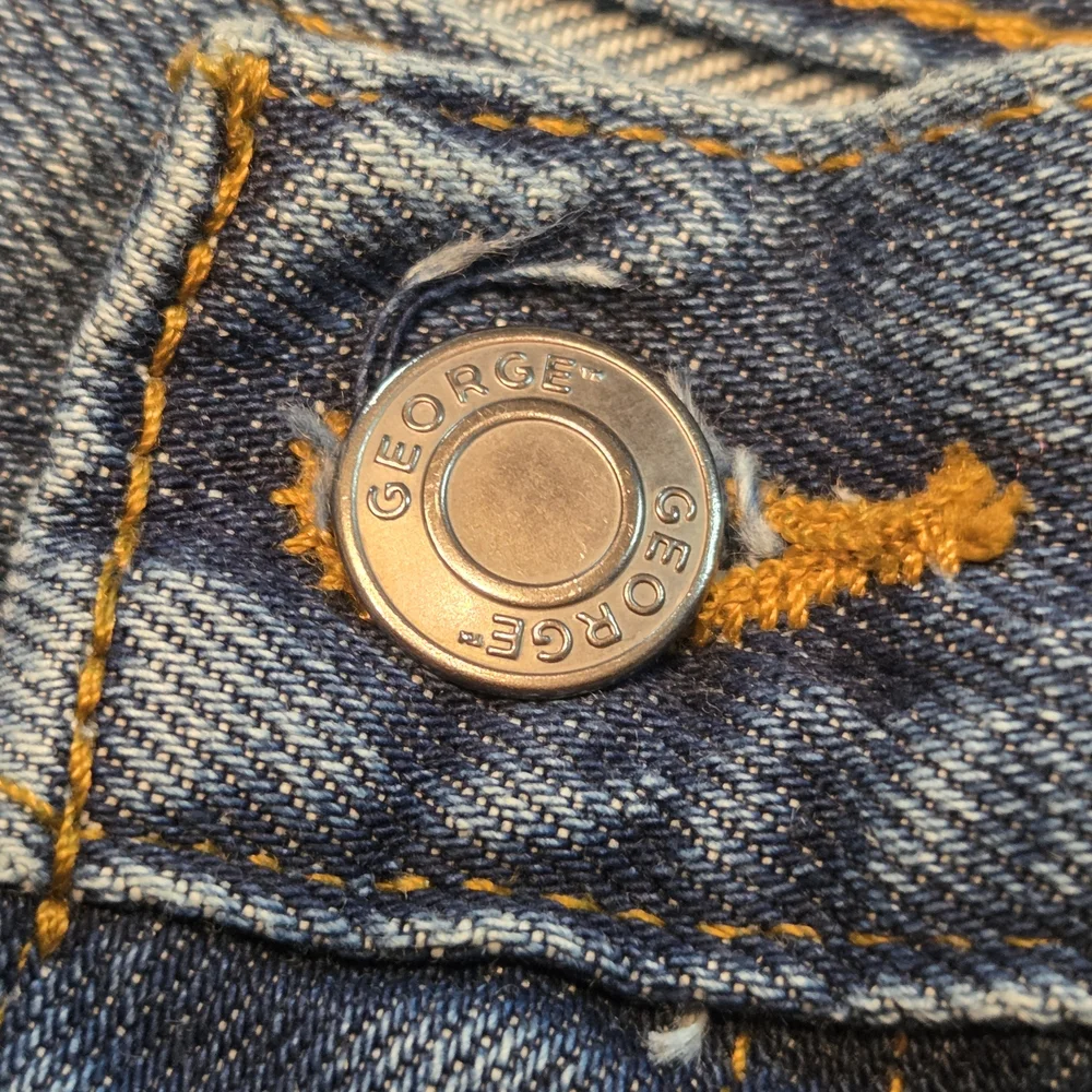 Men's George Regular Fit Jeans Blue Size 30 x 32 - Picture 10 of 11